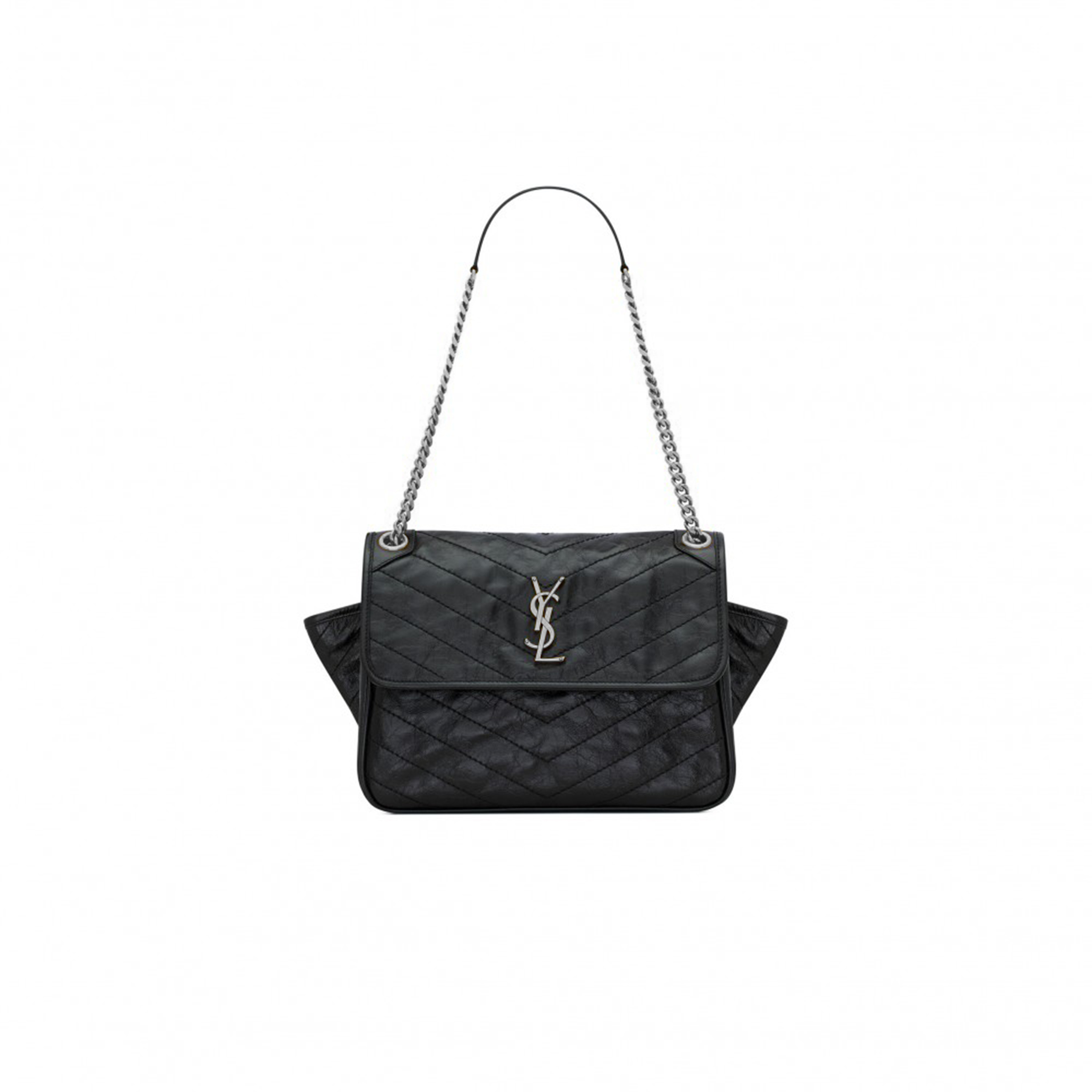YSL NIKI TRIPOUCH IN VINTAGE LEATHER 812943 (28*20.5*13.5cm) YSL NIKI TRIPOUCH IN VINTAGE LEATHER 812943 (28*20.5*13.5cm)
